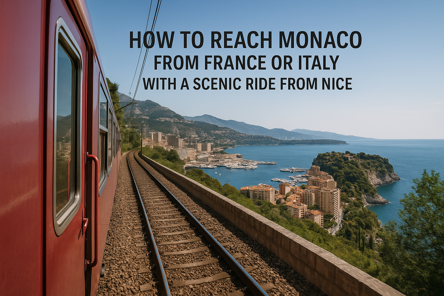 How to Reach Monaco from France or Italy
